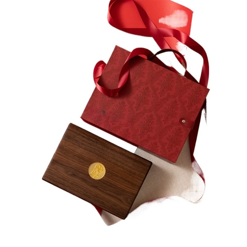 

Solid wood jewelry box wedding engagement gift friend gift newcomer souvenir bride wedding jewelry box