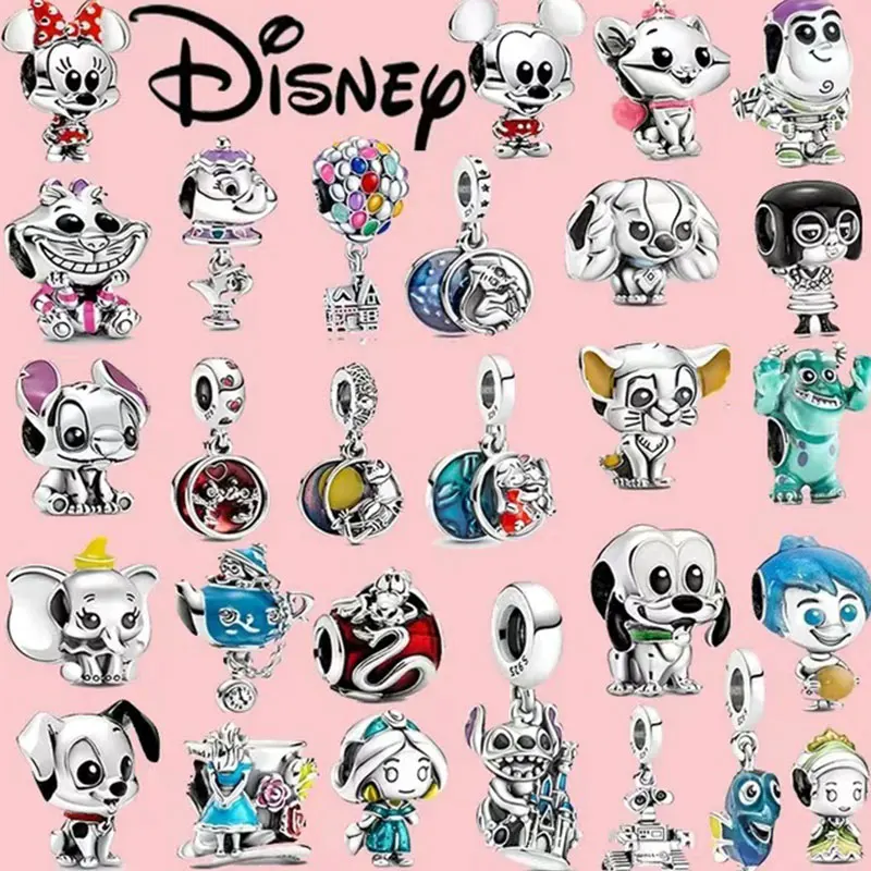 

100% стерлингового серебра 925 пробы, бусины Disney Charm Harry Potter, подходят для оригинального браслета DlY, женский модный подарок