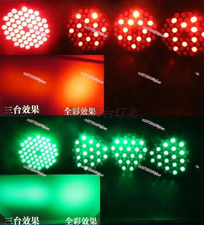 54 Led Pcs Pcs Pcs 3w Full Color Three-in-one Stage Light Remote Control Par Light Wedding Performance Bar Ktv Surface Light