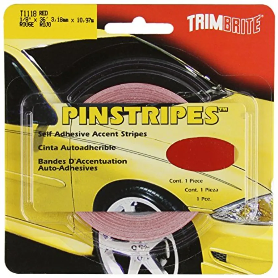 

T1118 1/8 Pinstripe Tape Red