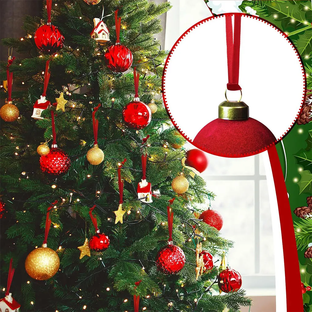 2025 New Christmas Ribbon Solid Polyester Ribbons For Decor Gift Wrapping Hair Bows Ribbon For Crafts