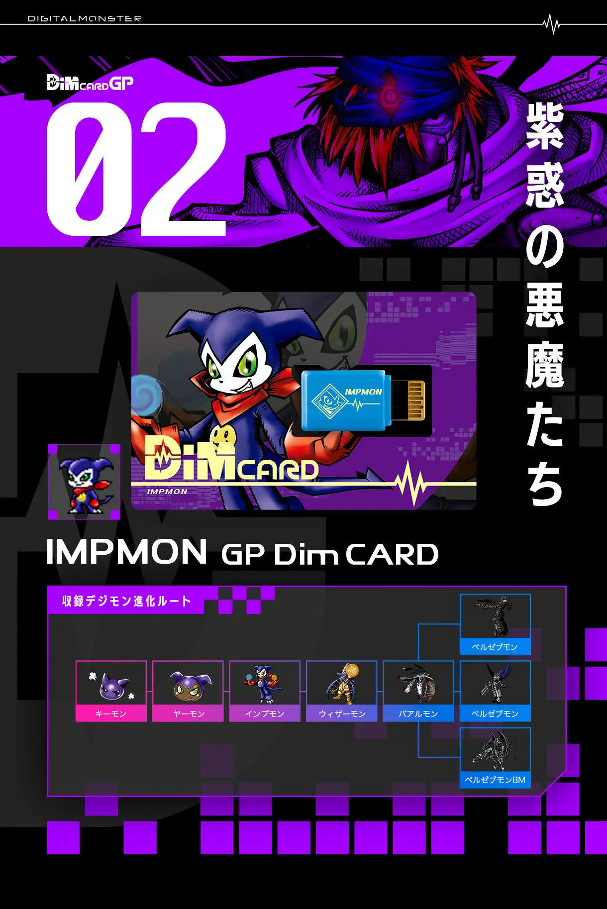 In Stock Bandai Digimon Dim Card For Vital Bracelet Series Unimon And Coredramon Evolution Line Linkable Virtual Pet Memory Card view 3