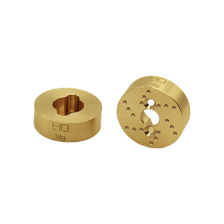 Hot Racing Heavy Duty Brass Rear Hub Knuckles For 1/18 TRAXXAS TRX4