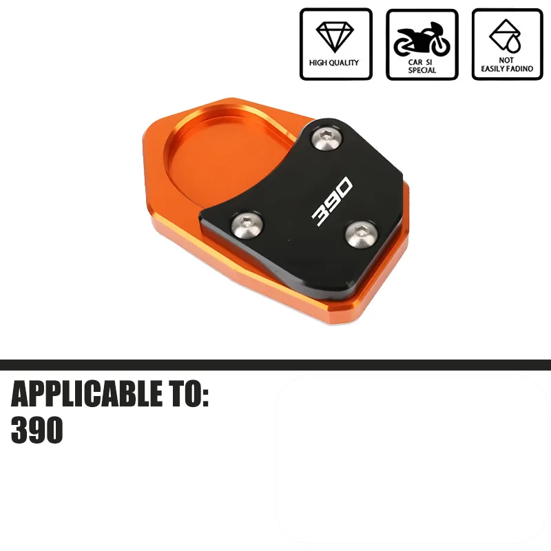 دراجة نارية CNC مسنده القدم الجانب حامل تمديد وسادة دعم لوحة تكبير حامل ل DUKE 390 ل DUKE 390 250 2024 2025