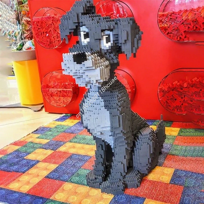 5800 pezzi MOC Tramp Famose fiabe Modello Building block Compleanno Assemblare Giocattoli Architettura Regali di Natale