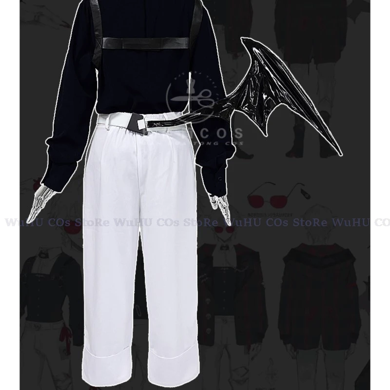 Kuzuha-Costume de Cosplay Anime VTuber pour Homme, Ensemble Complet de Perruque, Beau Vêtement Décontracté, à la Mode, pour ixd'Halloween