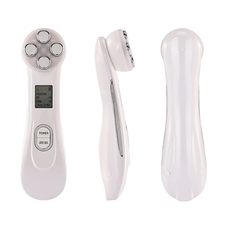 

5-IN-1 RF Radio Frequency EMS Electroporation LED Photon Beauty Device Skin Lifting Tighten Anti-Wrinkle Skin Care Face Massager