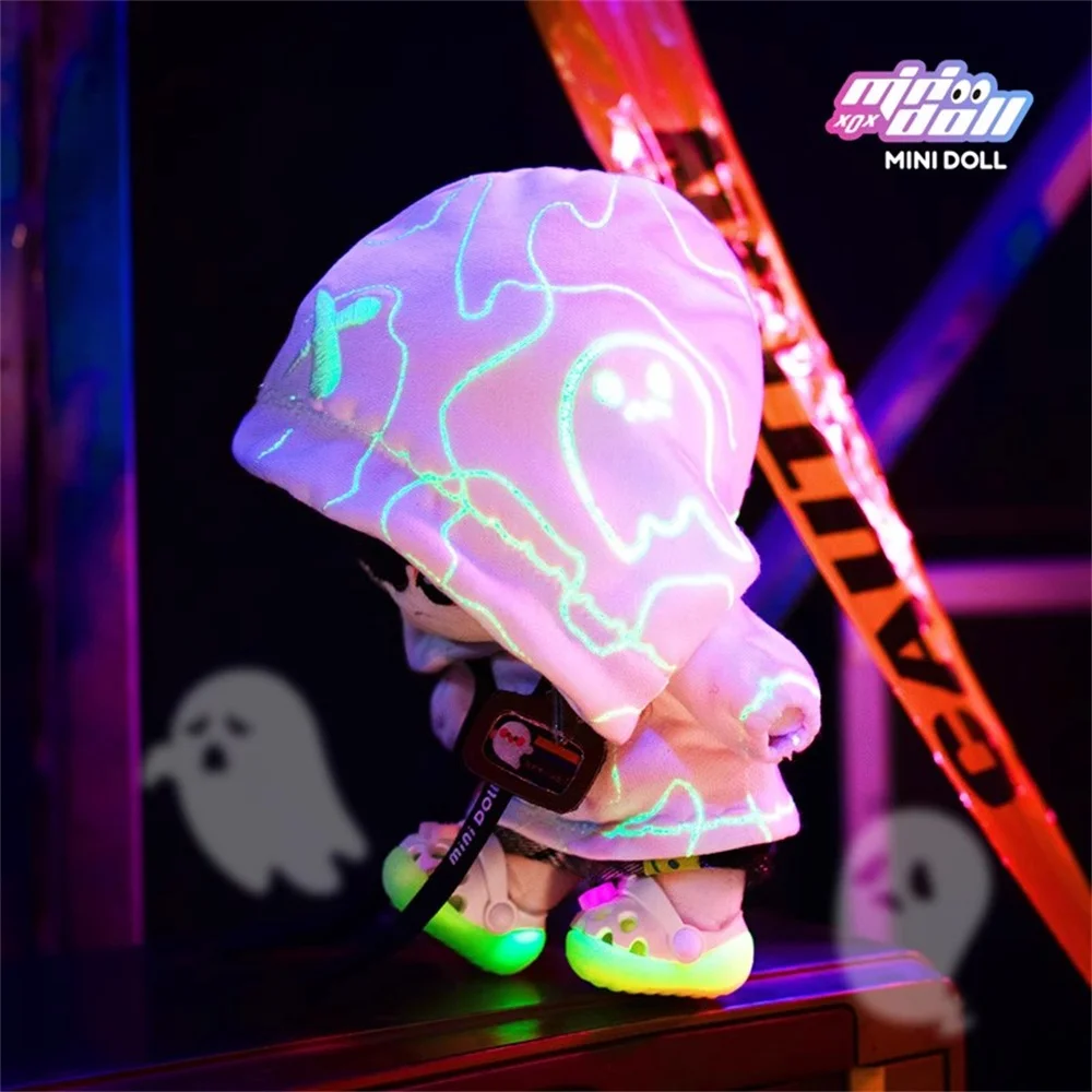 Original Halloween Ghost Courier Suit For 20cm Doll Toy Costume Cosplay Kids Gift Cute Mini