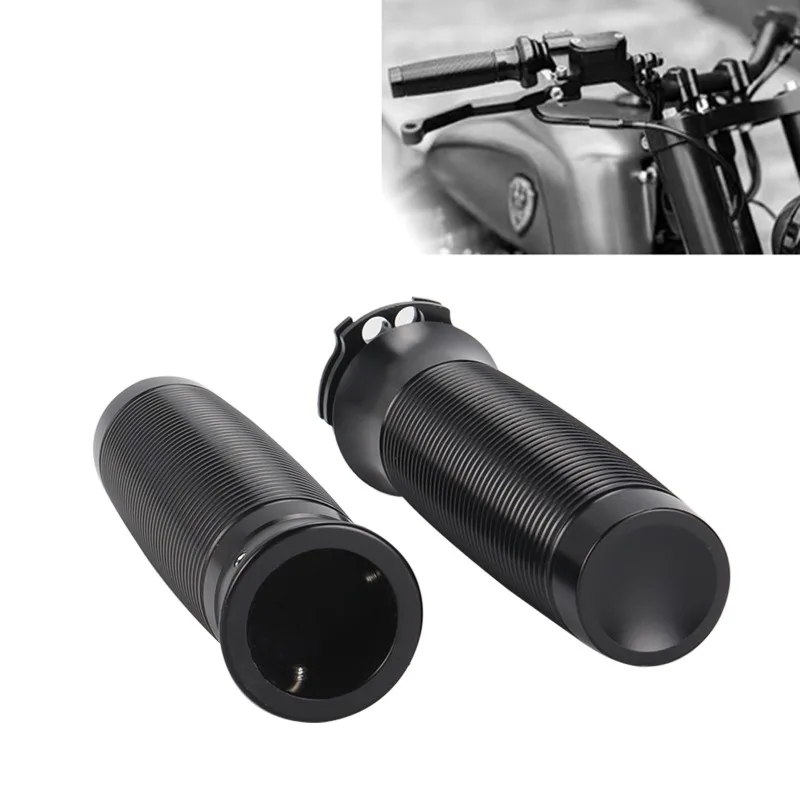 

For Harley Davidson Street Glide Softail Road King Motorcycle CNC Electronic Throttle Handle Grips Handlebar Covers