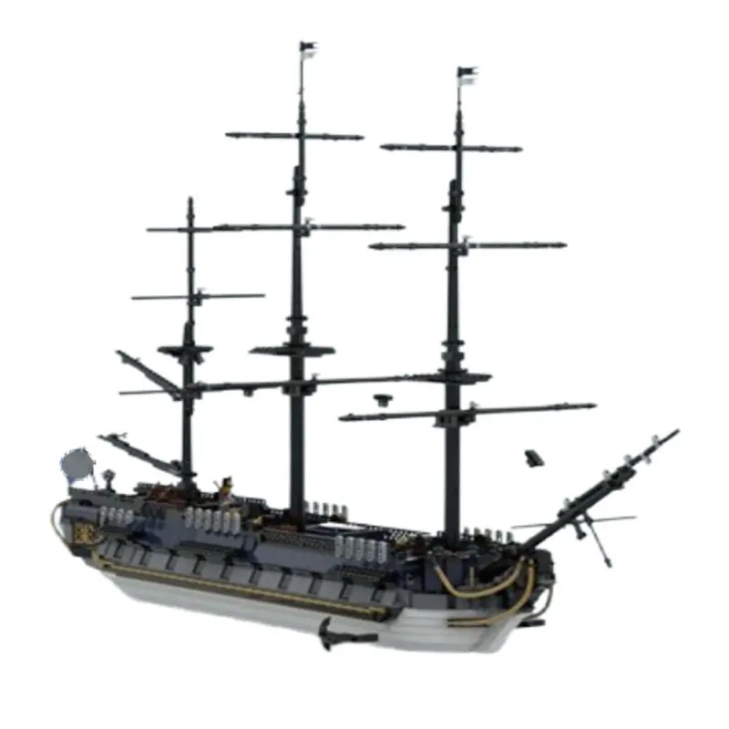 

Spot MOC-54453 2845pcs Ship DIY Small Particle Assembly Building Blocks Puzzle Toy Model Gift Set Ornament