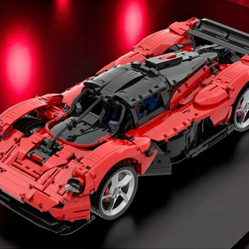 3031pcs MOC Aston Martin Valkyrie rood Technisch model Bouwstenen idee Educatief speelgoed Baksteen Kinderen Kerstcadeau Verjaardag