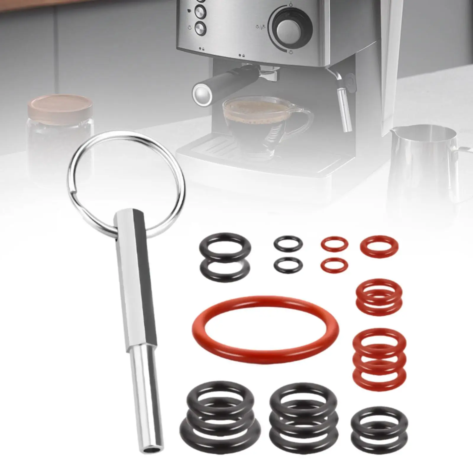 Reparaturwerkzeug für Kaffeemaschinen, Schlüsselsatz, Ersatz für leichte Kaffeemaschinenschraube
