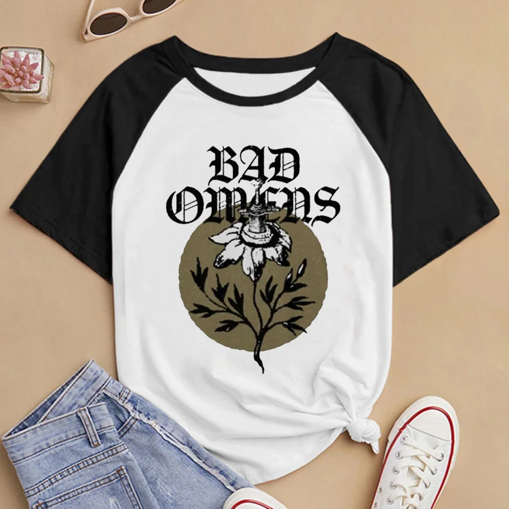 Bad Omens Tee women graphic harajuku top girl Japanese clothing