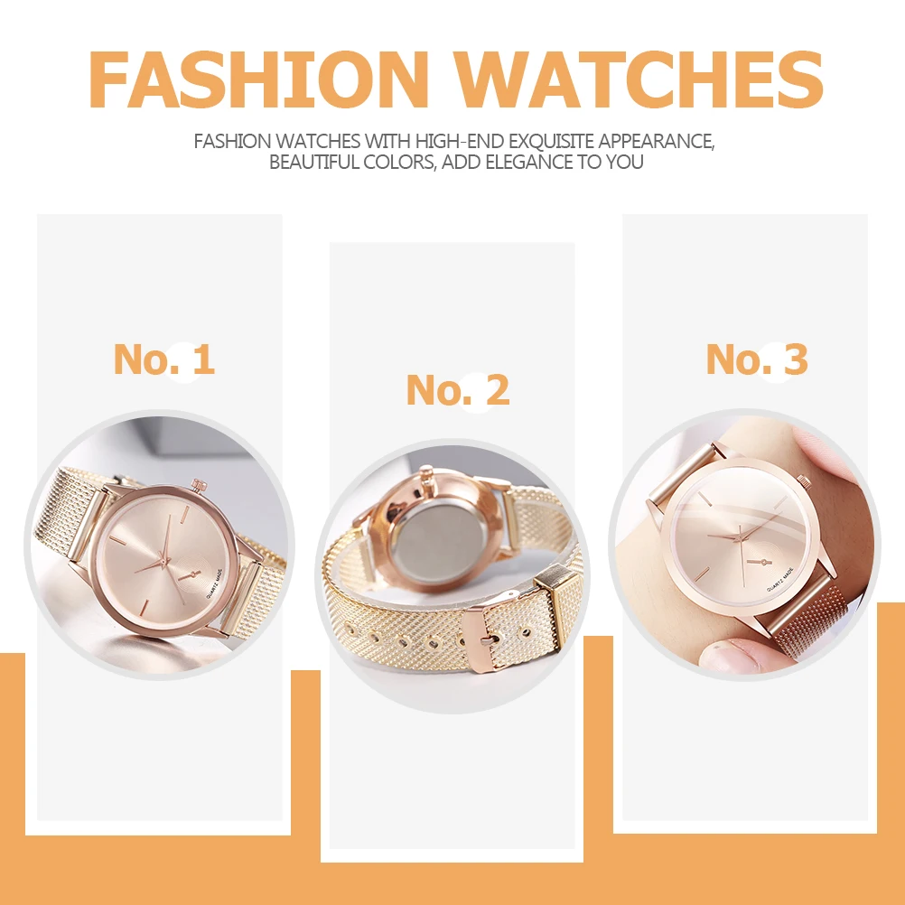 Reloj de cuarzo para mujer Relojes lindos para mujer de pulsera simple Delicada