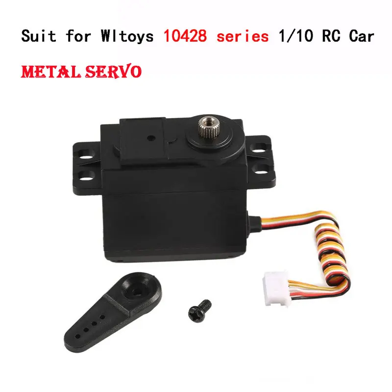 WLtoys Metalowe serwomechanizmy do WLtoys 1/10 10428 10428-A 10428-B 10428-B2 10428-C2 RC Car Upgrade Parts 9.4KG Serwo Metal Gear