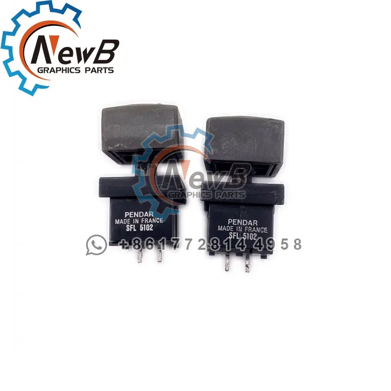 5 Pcs SFL 5102 Button Pushbutton Keyswitch For Polar 115 EMC Guillotine Control Panel Cutting Machine Cutter Guillotine Paper