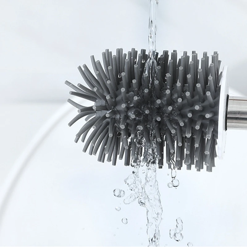 Tête de toilette murale ou verticale en silicone TPR, porte-brosse nordique, accessoires HOAccessrespiration