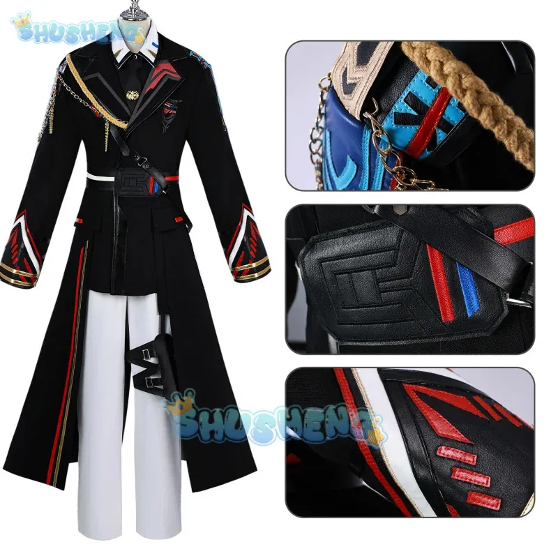 

aaa12 3Game Love And Deepspace Caleb Cosplay Costume Farspace Colonel Female Uniform Heroines Halloween Party Women Carnival Out