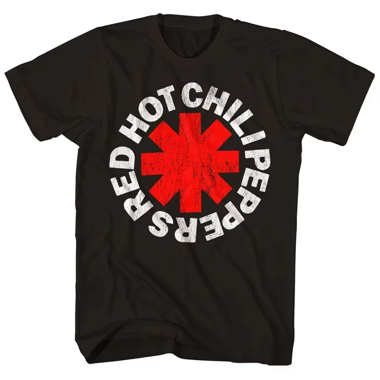 2026 Neues Baumwoll-T-Shirt Red Hot Chili Peppers Herren Cartoon Cool Lustig Damen und Herren T-Shirt Harajuku Kurzarm Lose T-Shirts