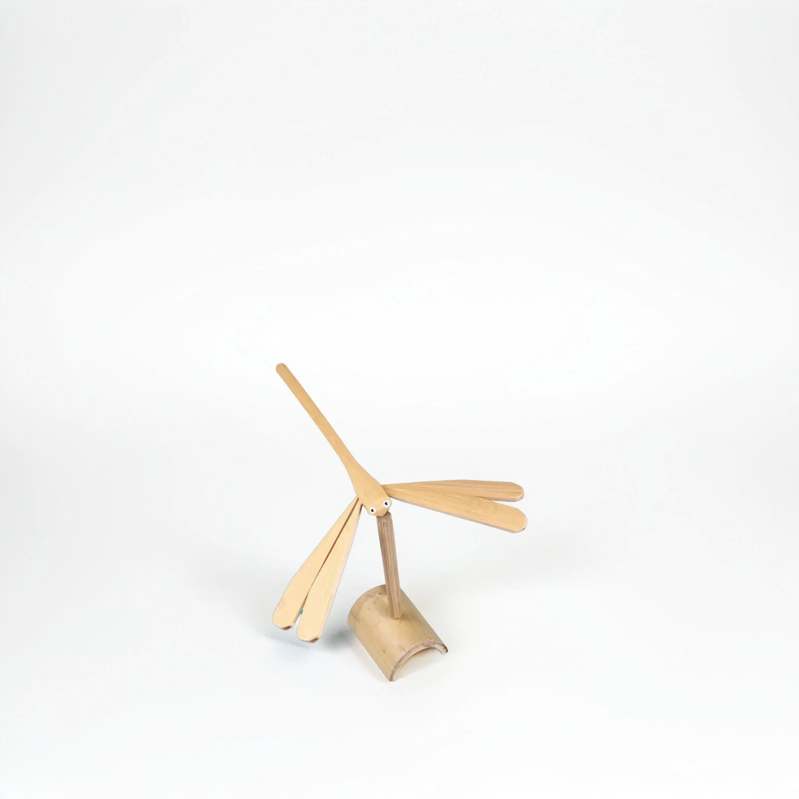 2Pcs Bamboo Dragonfly Educational Scientific Display Improve Kids Brain and Learning Development