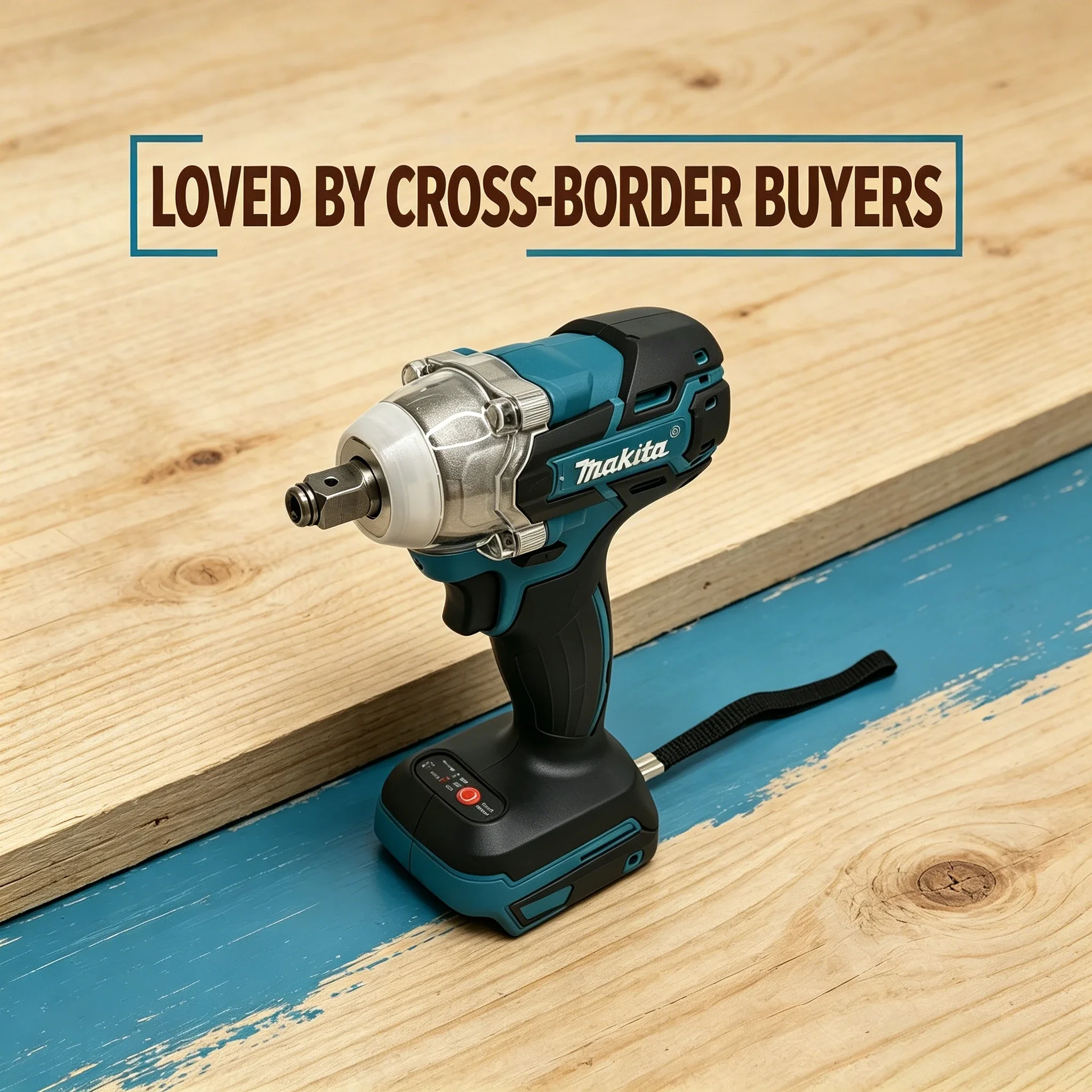 Makita DTW285 18V Cordless Electric Wrench: Brushless Motor 520N.m High Torque Bare Unit