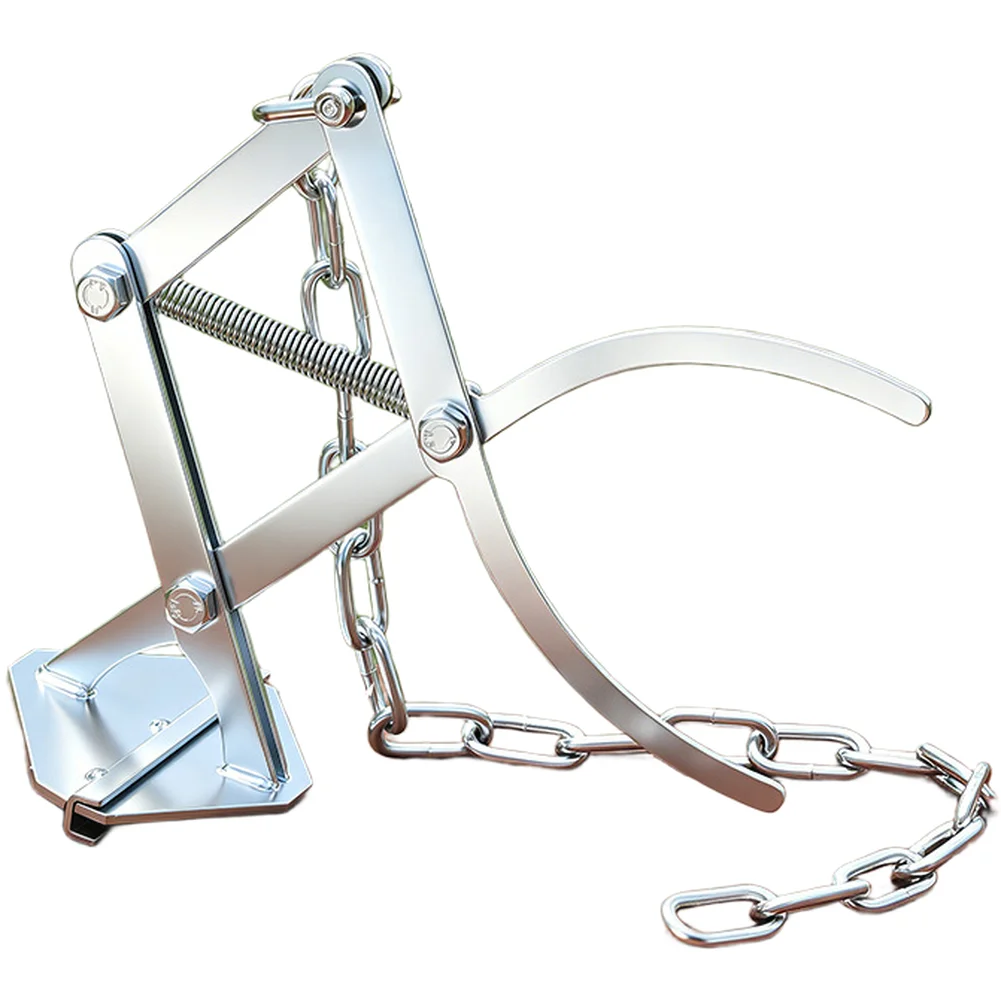 Automatic Hoist Clamp With Spring Lock For Cement Fertilizer Feed Bags Lifting Tool Galvanized Steel One Handed Operation Grip