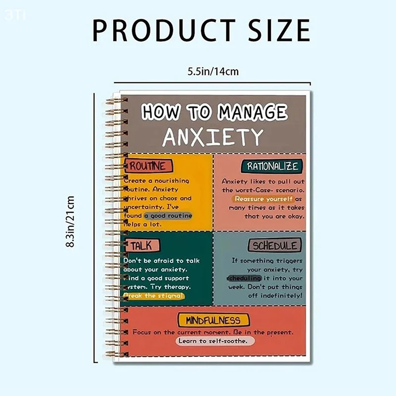 كتاب التوتر، دليل تنظيم العاطفة، مذكرات التنظيم العاطفي المحمولة للصحة العقلية في المنزل والمدرسة