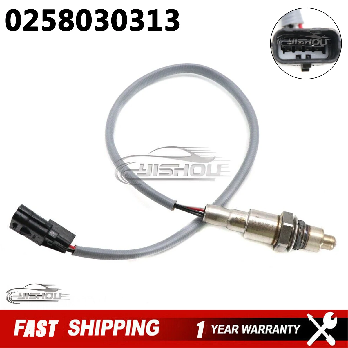 0258030313 Car Downstream Lambda O2 Oxygen Sensor 0258030314 For Nissan Juke F15 X-Trail T32 Qashqai J11 1.6 DIG-T