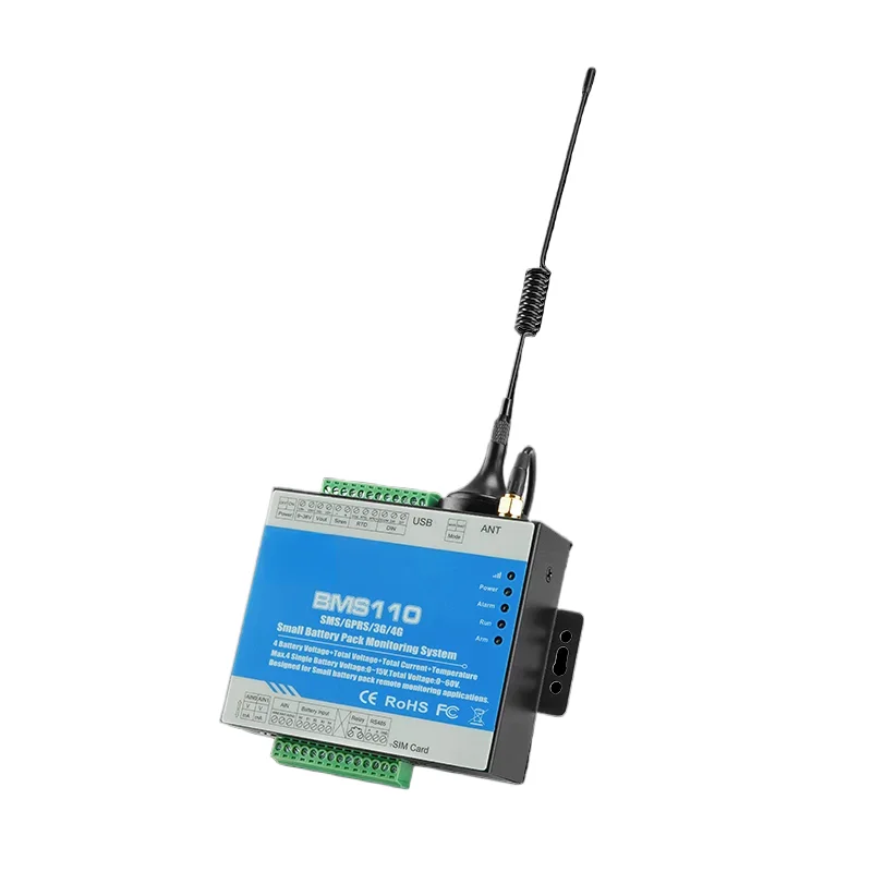 BlIOT 4G GSM Wireless Network Battery Module Upload Cloud Platform Remote Monitoring Modbus Protocol BMS110