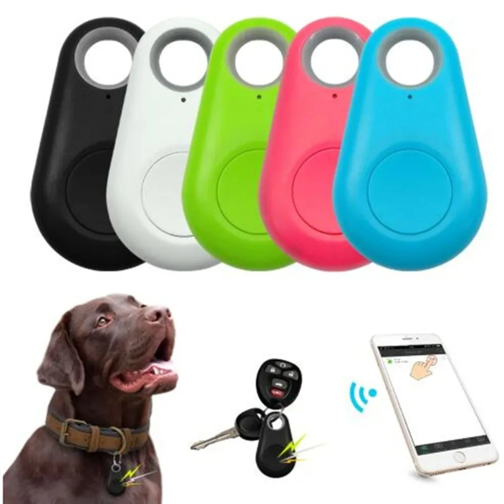 Smart Mini Cat GPS Tracker Anti Lost Finder Tag Dog Tracker Alarm GPS Locator Wireless Positioning Wallet Pet Key Wireless 5.0