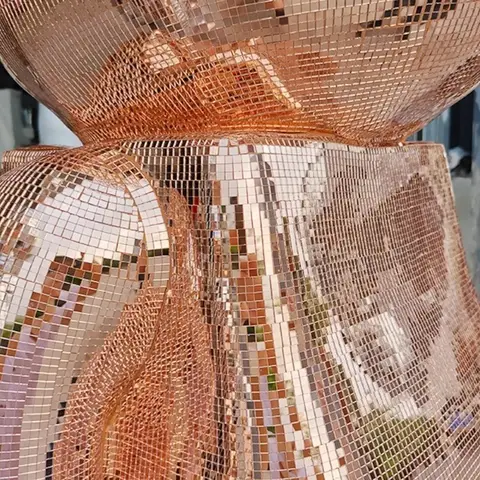 50 cm björnfigur i harts, diskospegel, våldsam björnskulptur, delikat stående staty, vardagsrumsdekoration, utsökt gåva 6 best sales björnsten 50cm - №5