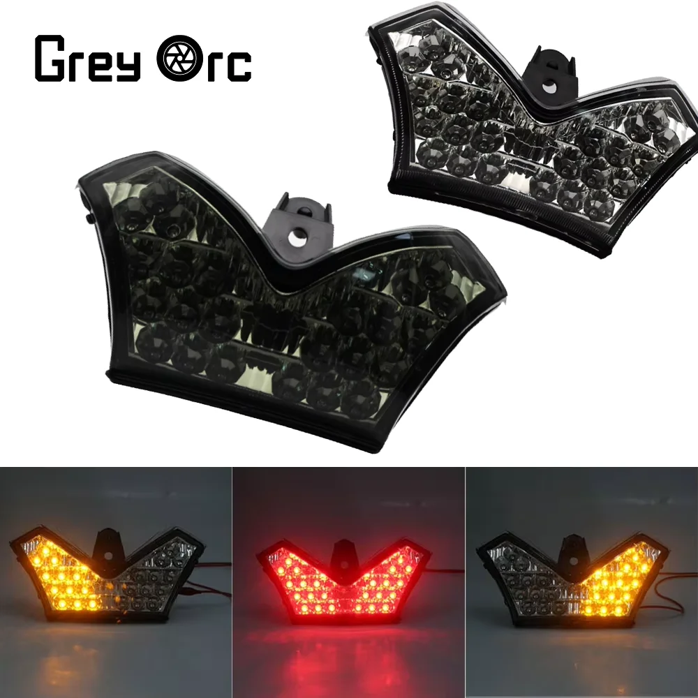 

Smoke/Clear Motorcycle Taillight LED Brake Turn Signal Rear Tail Light For Kawasaki Ninja ZX14 ZX14R ZZR1400 Taillight 2006-2011