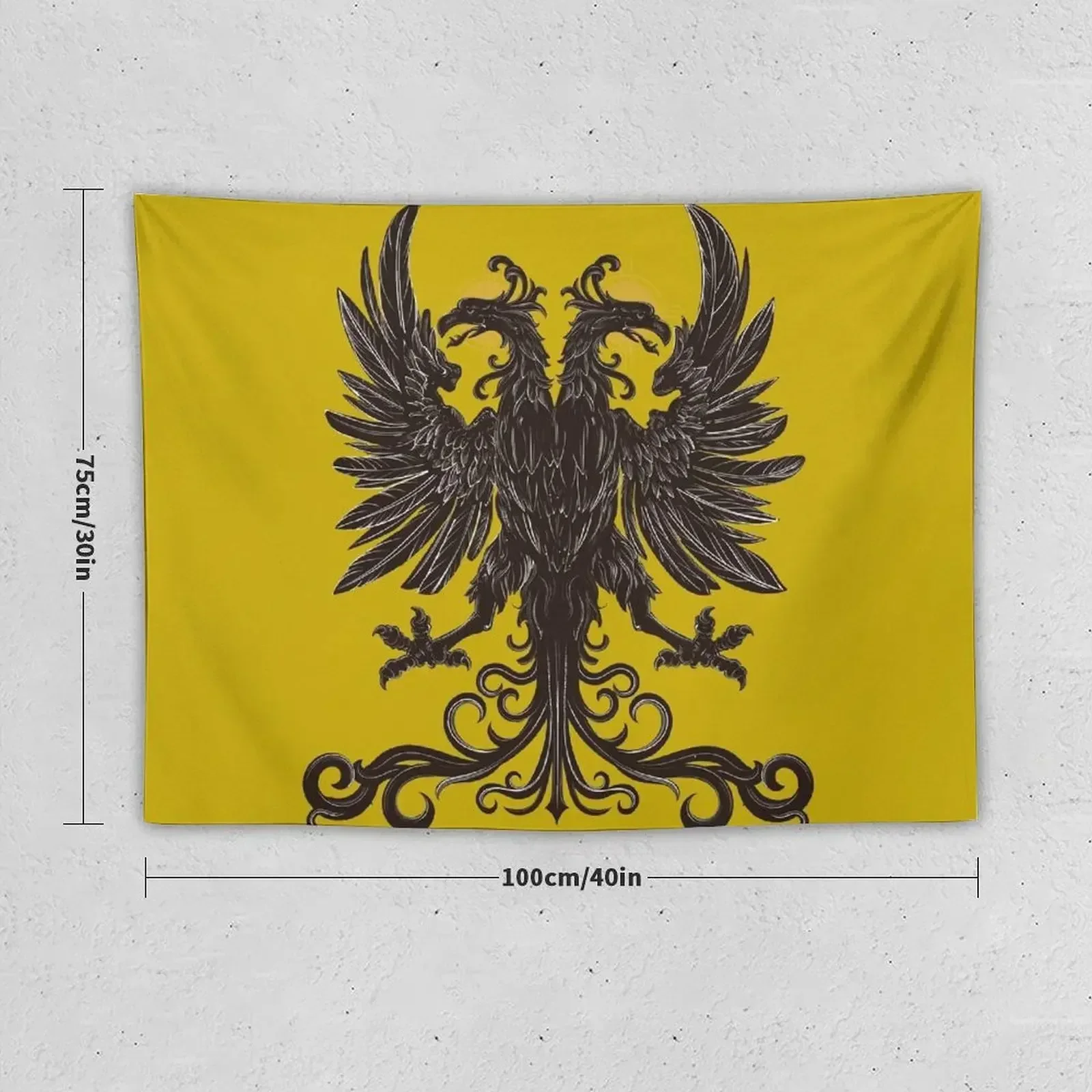 Holy Roman Empire double-headed eagle Tapestry Wall Tapestries Wall Decorations Room Decor Aesthetic Tapestry