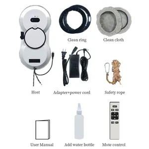 Fensterreinigungsroboter mit Wasserspray, intelligent, hoher Aufstieg, Bürstenmotor, Glasreiniger, Sprühtyp 12 Hauptverkäufe sauberes Elektroglas - №7
