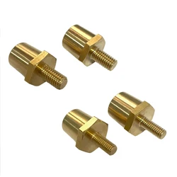 2 pcs Universal Battery terminal with 6mm 8mm screw, battery terminal with brass thread M8 positive negative