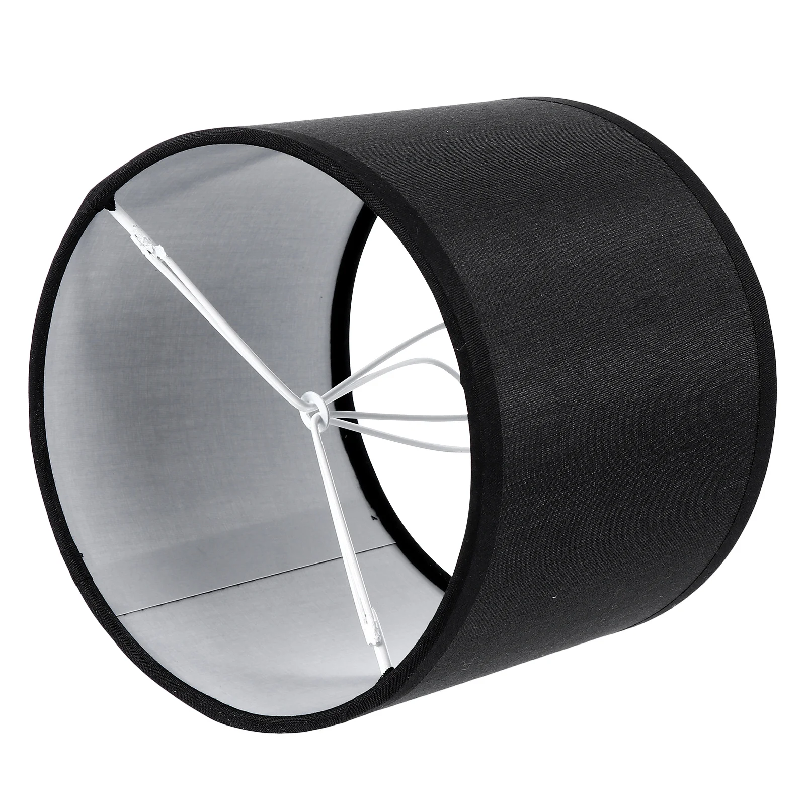 1 قطعة عاكس الضوء الكتان الأسود آمنة تتلاشى مقاومة النسيج سهلة الاستخدام مصباح الكتان الحرس لغرفة المزاج الإضاءة الجدول غطاء مصباح