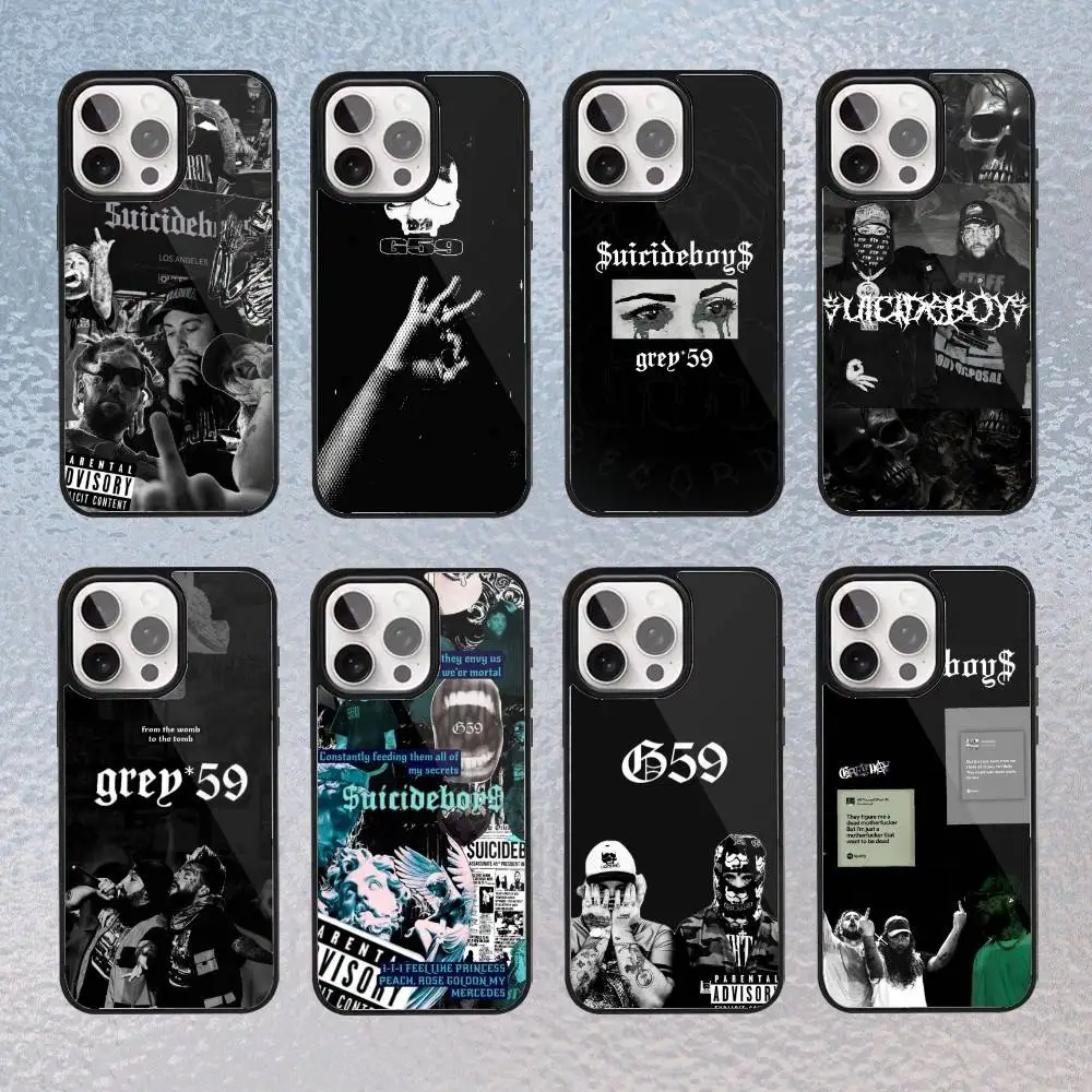 Etui na telefon $uicideBoy$ Suicideboys do iPhone'a 17, 16, 15, 14, 13, 12, 11 Plus, Pro Max z magnetycznym Magsafe i bezprzewodowym ładowaniem