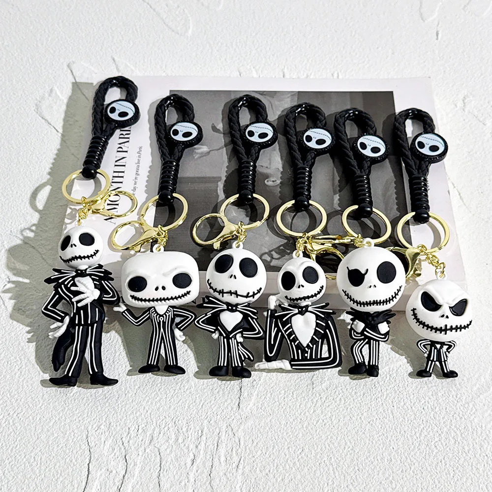 Christmas Eve Scary Skeleton Jack Keychain Car Keychain Pendant With Commemorative Sig Cute Fun And Personalized Bag Decoration