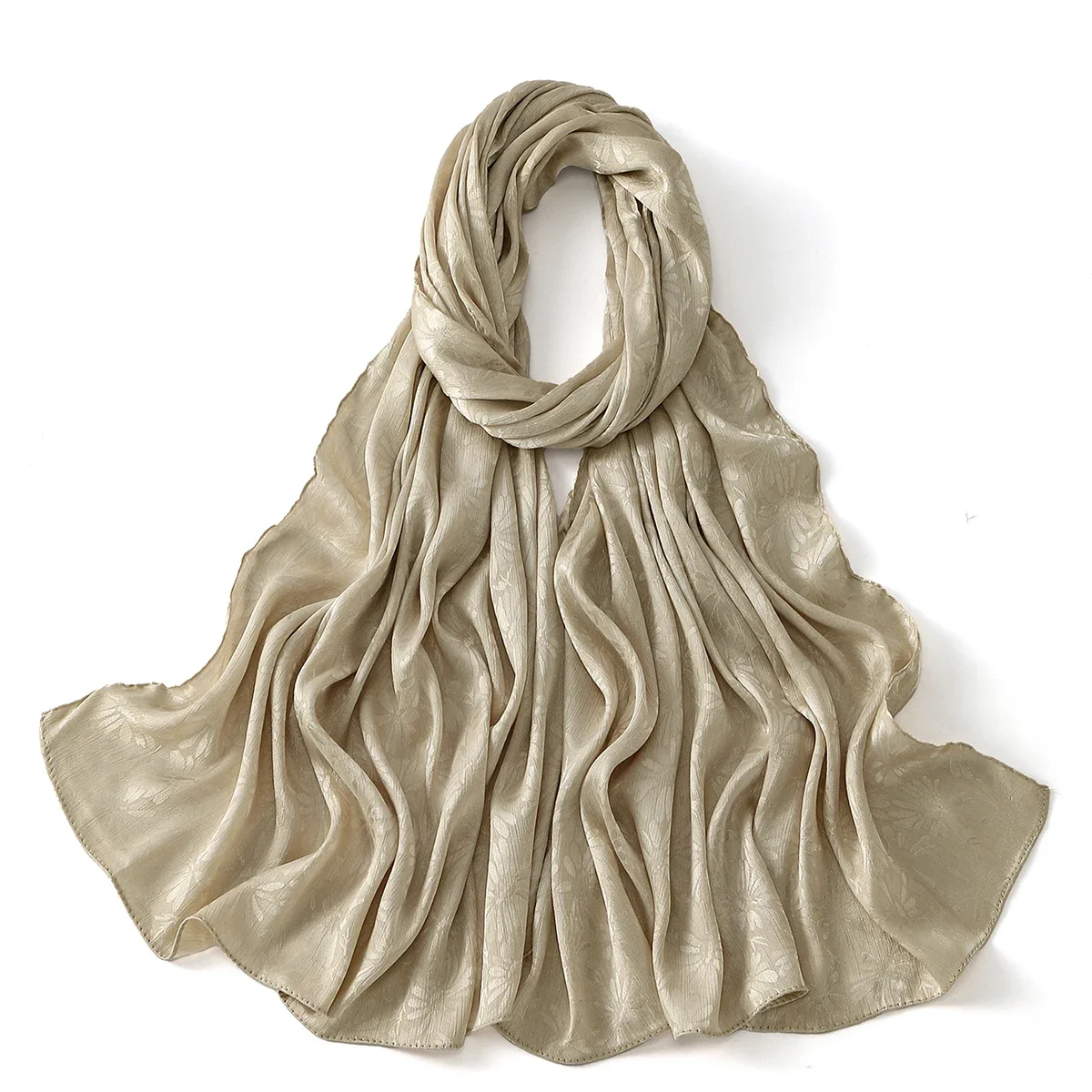 Premium Shimmer Satin Crepe Crinkle Shawl Muslim Women Scarf Hijab Scarves Bandanas Headband Bufanda Foulard Turbante Mujer New