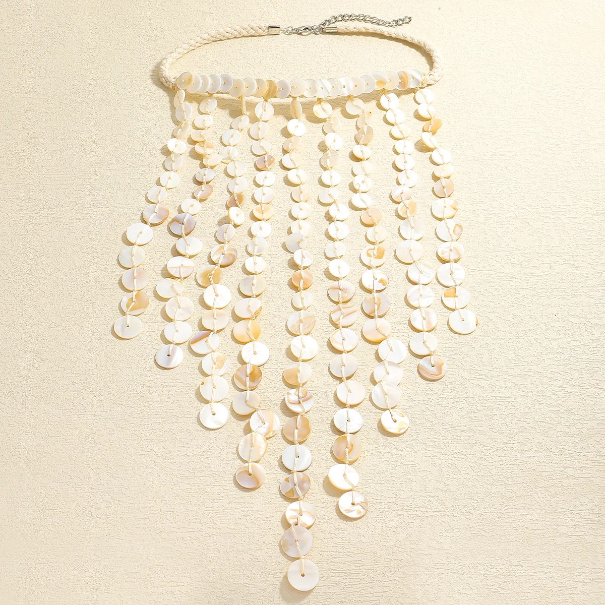 

2025 New ZAA Handmade Design Waterfall Shell Tassels Necklaces for Women Vintage Bohemian Style Jewelry Neck Accessories