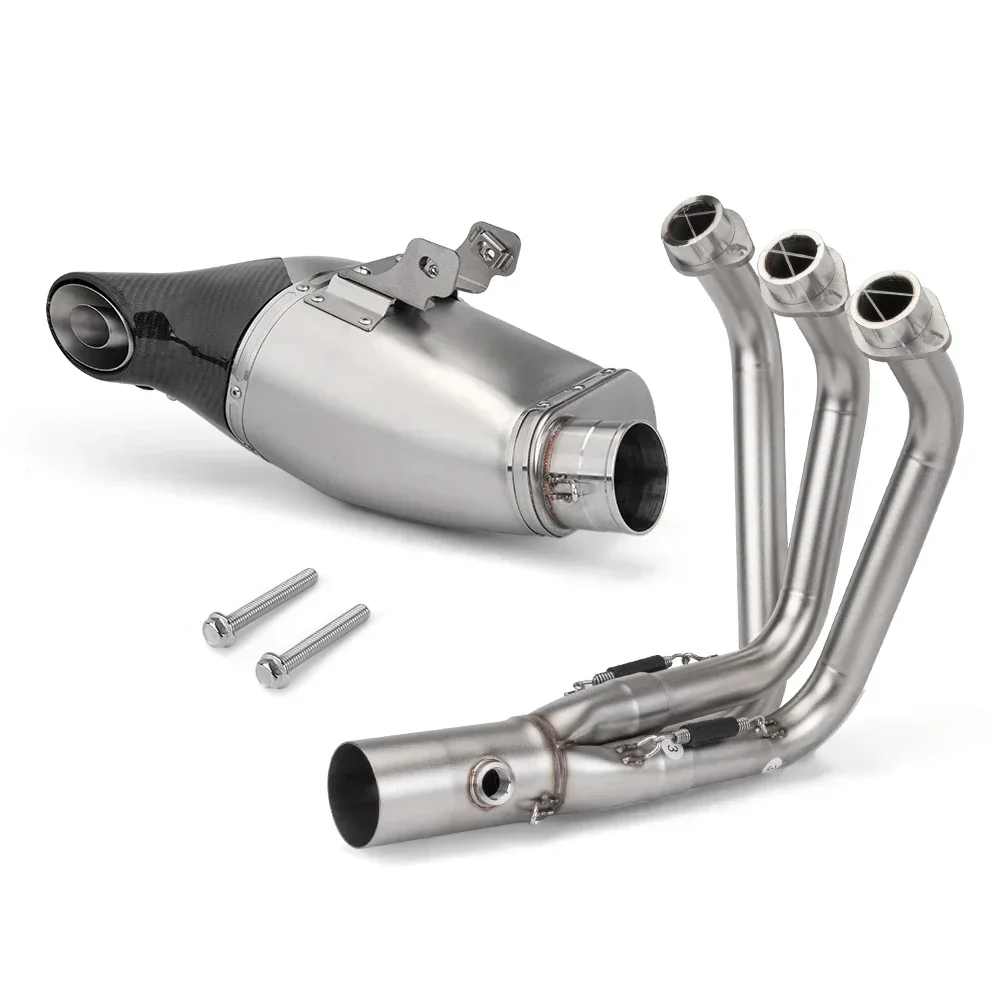 

For YAMAHA MT09 FZ09 XSR900 System Escape Slip On 51MM Front Tube Link Pipe Connect Original Full Motorcycle Exhaust System NEW