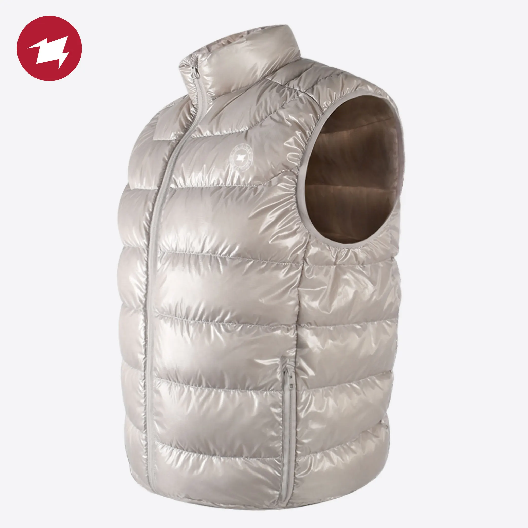 Imagem -02 - Aegismax Premium Homem Down Vest para Caminhadas Escalada Esqui Inverno Jaqueta sem Mangas Ultraleve Goose Down Waistcoat Unisex