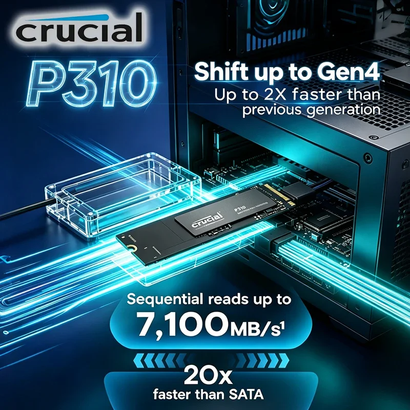 Crucial P310 M.2 2280 PCIe...