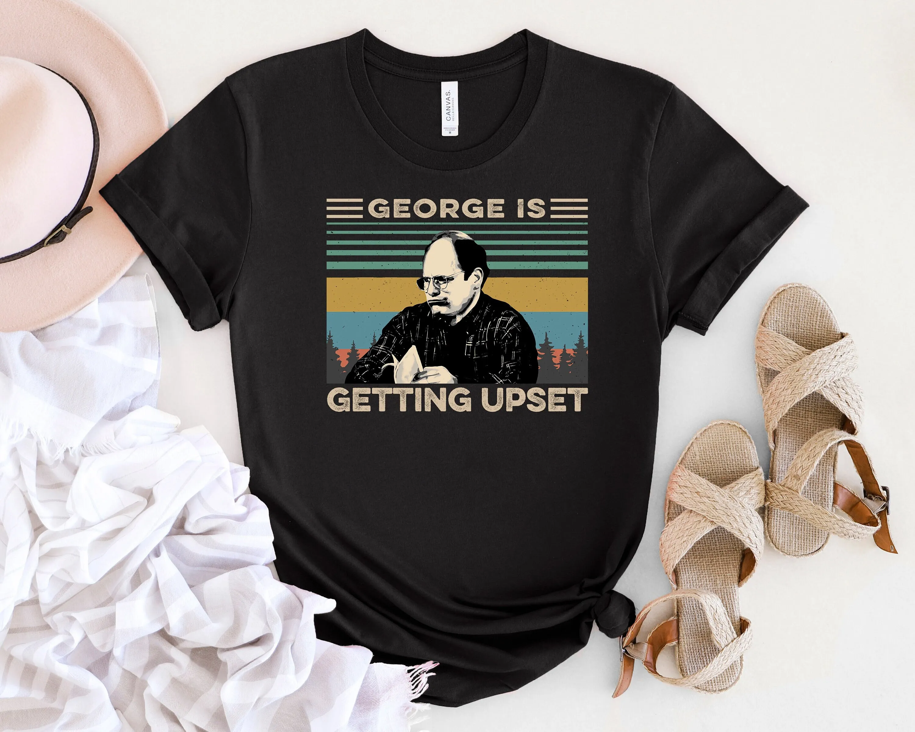 George Costanza Is Getting Upset Vintage T Shirt Jason Alexander Good Sayings In The Movie