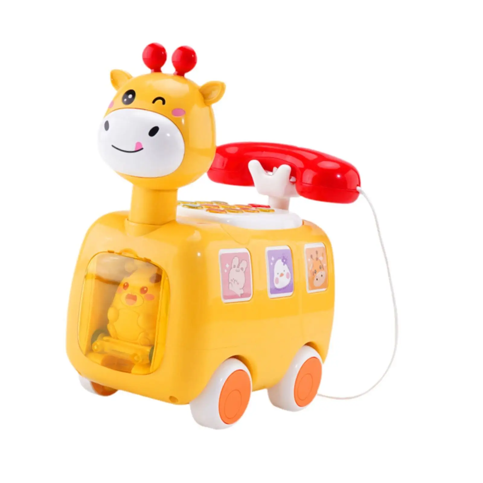 

Telephone Toy Children Pretend Phone Learning Parent Child Interactive Cartoon