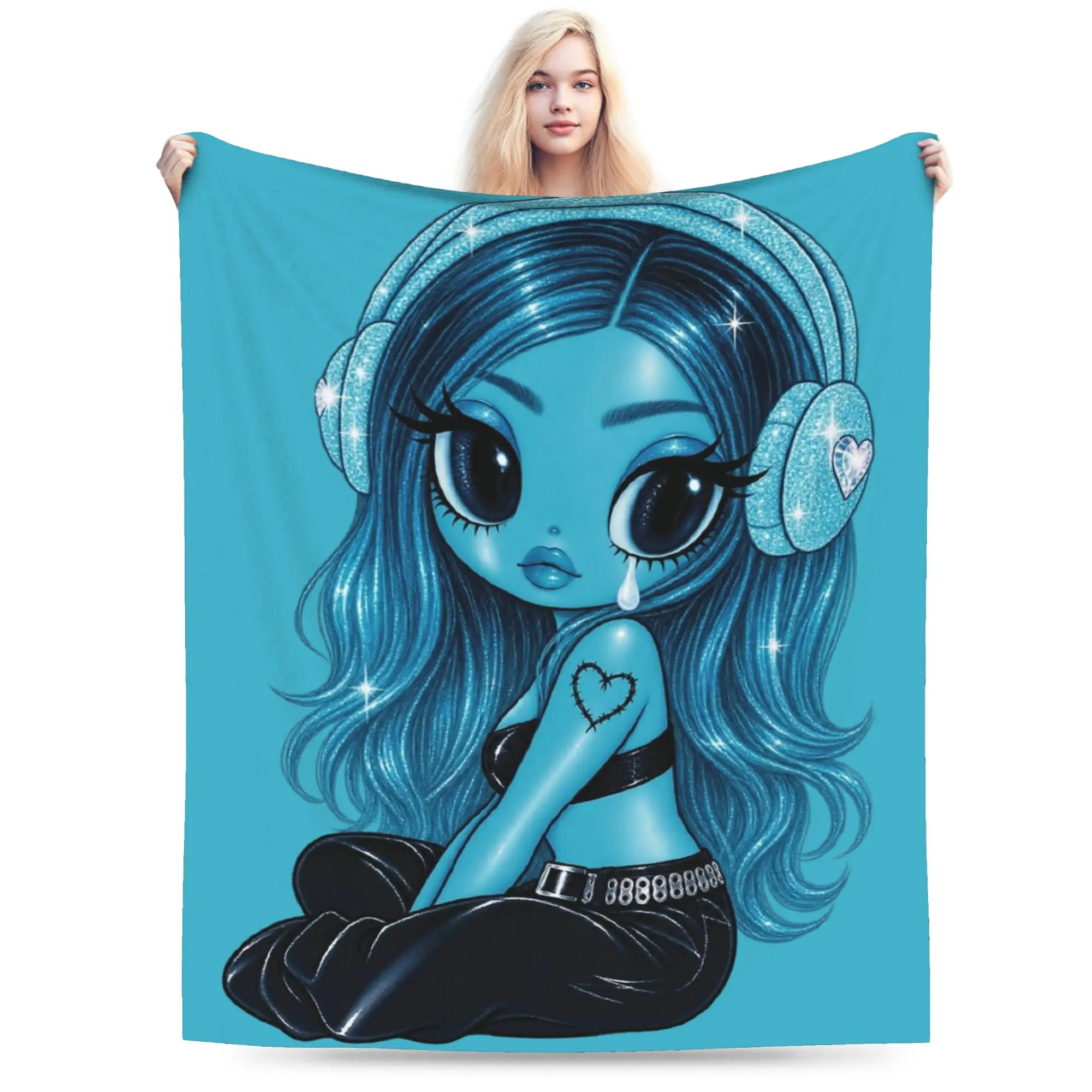 K-Karoled G NMADST New Album Merch Blankets Soft Fleece  Throw Blanket Cozy Bedspread