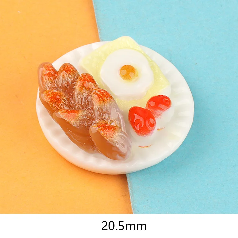 จานขนมหวานจิ๋ว 6 ชิ้น สำหรับตกแต่งบ้านจิ๋ว อุปกรณ์ครัว ของตกแต่ง อาหารจำลอง จานติ่มซำ ของประกอบฉาก หลากหลายแบบ