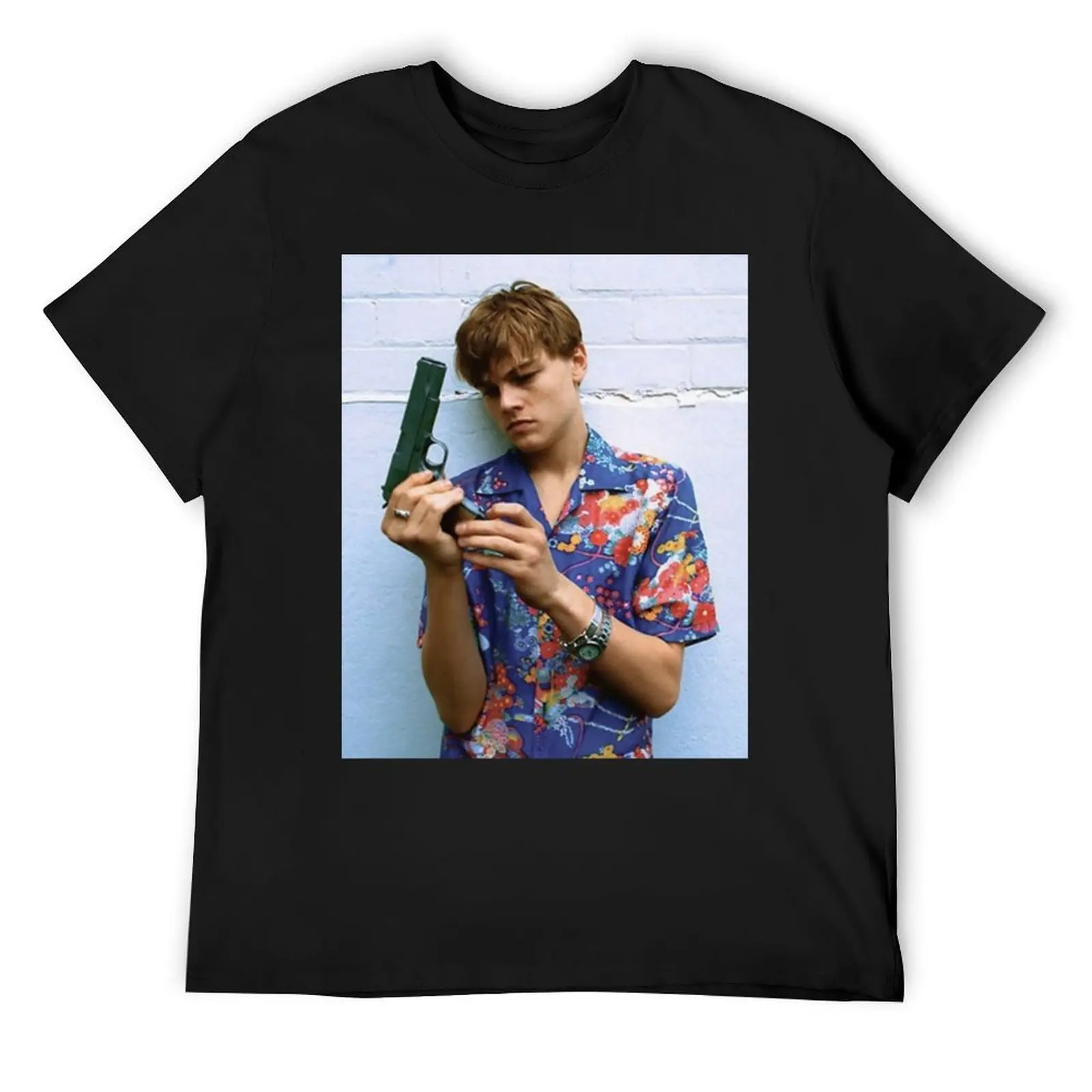 Leonardo dicaprio poster romeo and juliet T-Shirt shirts graphic tees blacks mens champion t shirts