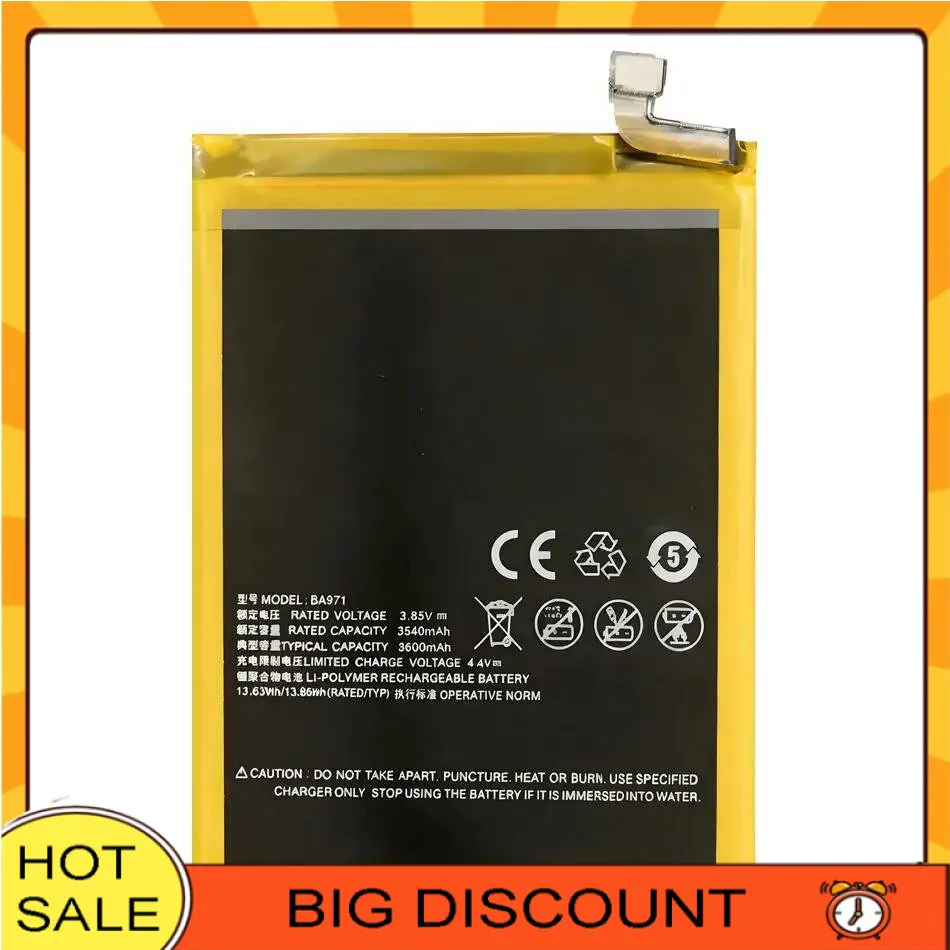 

Долговечный аккумулятор мобильного телефона BA971 для Meizu 16S M971Q M971C M971Y 3600 мАч