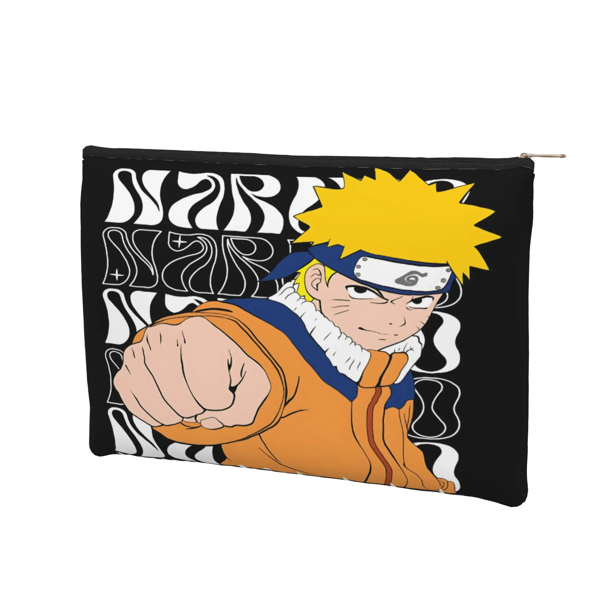 anime Lightweight Cute pouch Naruto anime comic Makeup Bag  Toiletry Bag with Zipper Travel Cosmetic Pouch